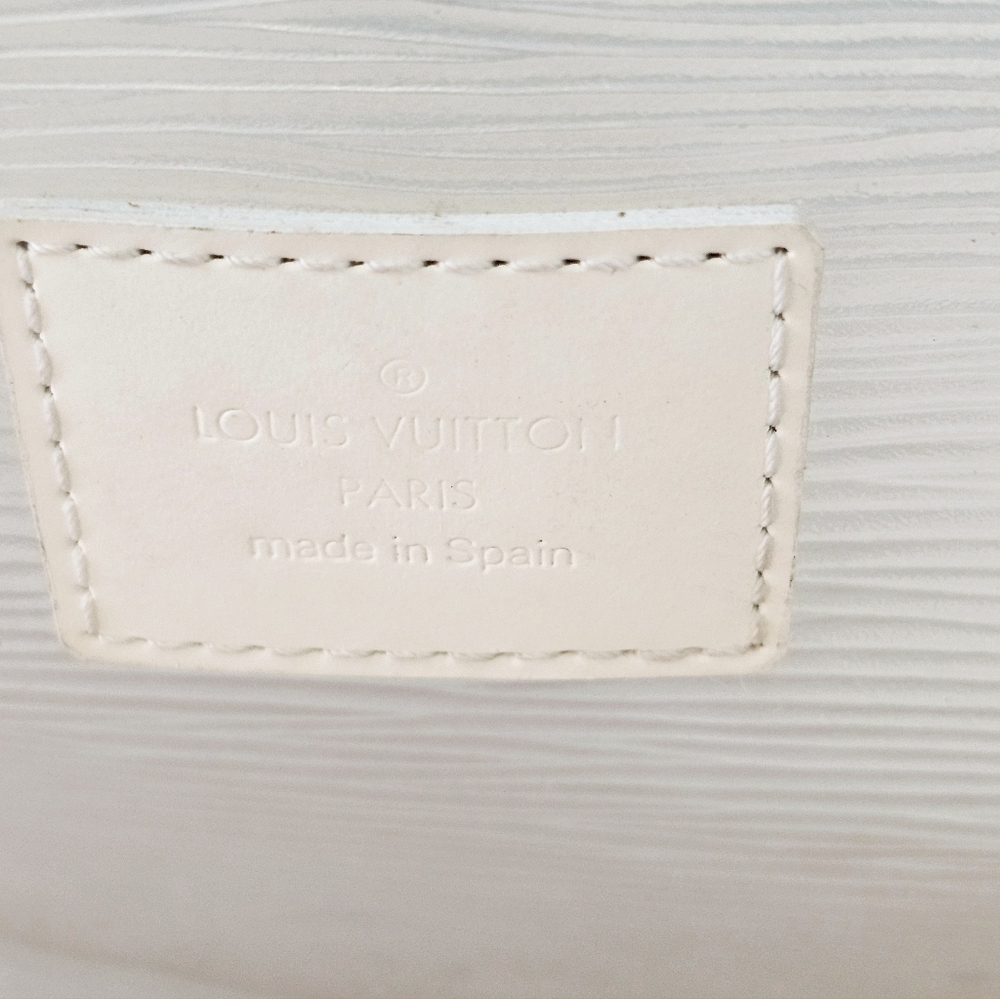 🤍EUC Auth Louis Vuitton Epi Vinyl & White Leather Plage Lagoon Bay Tote🤍 - Picture 10 of 15